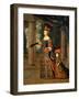 Maria Theresa of Austria, Queen of France, with the Dauphin-Pierre Mignard-Framed Giclee Print