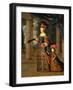 Maria Theresa of Austria, Queen of France, with the Dauphin-Pierre Mignard-Framed Giclee Print