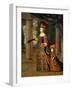 Maria Theresa of Austria, Queen of France, with the Dauphin-Pierre Mignard-Framed Giclee Print