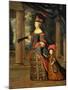 Maria Theresa of Austria, Queen of France, with the Dauphin-Pierre Mignard-Mounted Giclee Print