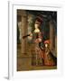 Maria Theresa of Austria, Queen of France, with the Dauphin-Pierre Mignard-Framed Giclee Print