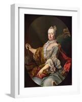 Maria Theresa (or Theresia) --Martin II Mytens or Meytens-Framed Giclee Print