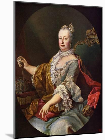 Maria Theresa (or Theresia) --Martin II Mytens or Meytens-Mounted Giclee Print