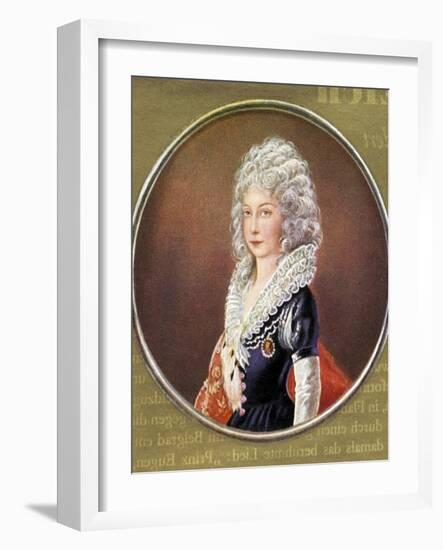 Maria Theresa Portrait of-Friedrich Heinrich Fuger-Framed Giclee Print