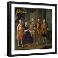 Maria Theresia Mit Vier Soehnen, 1775-Louis Joseph Maurice-Framed Giclee Print