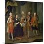 Maria Theresia Mit Vier Soehnen, 1775-Louis Joseph Maurice-Mounted Giclee Print