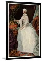 Maria Theresia, V Meytens-null-Framed Art Print