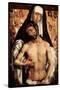 Maria with Dying Christ by Memling-Hans Memling-Stretched Canvas