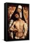 Maria with Dying Christ by Memling-Hans Memling-Framed Stretched Canvas