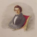 Portrait of Frederic Chopin-Maria Wodzinska-Giclee Print
