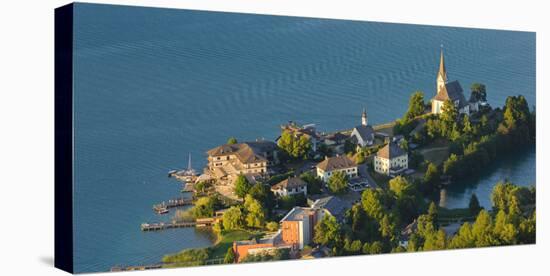 Maria Wšrth, Peninsula, Wšrthersee, Carinthia, Austria-Rainer Mirau-Stretched Canvas