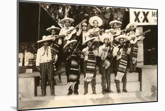 Mariachi Band, Mexico-null-Mounted Art Print