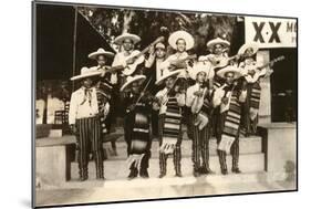 Mariachi Band, Mexico-null-Mounted Art Print