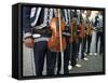 Mariachi Violin Players Line Up-xPacifica-Framed Stretched Canvas