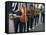 Mariachi Violin Players Line Up-xPacifica-Framed Stretched Canvas