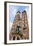 Mariacki Church - Famous Gothic Church Krakow at Main Market Square, Poland-kaetana-Framed Photographic Print