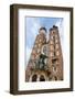 Mariacki Church - Famous Gothic Church Krakow at Main Market Square, Poland-kaetana-Framed Photographic Print