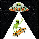 UFO Alien-Mariah Rupp-Art Print