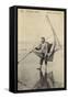 Mariakerke - Shrimp Fisherman-null-Framed Stretched Canvas