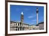 Marian Column and Basilica Santa Maria Maggiore, Rome, Lazio, Italy-James Emmerson-Framed Photographic Print