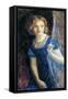 Mariana at the Window, 1865-67-Arthur Hughes-Framed Stretched Canvas