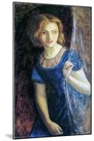 Mariana at the Window, 1865-67-Arthur Hughes-Mounted Giclee Print