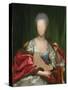 Mariana De Silva Y Sarmiento (Oil on Panel)-Anton Raphael Mengs-Stretched Canvas