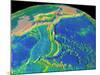 Mariana Trench Sea Floor Topography-us Geological Survey-Mounted Photographic Print