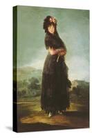 Mariana Waldstein (1763-1808) 9th Marquesa of Santa Cruz, circa 1797-99-Francisco de Goya-Stretched Canvas