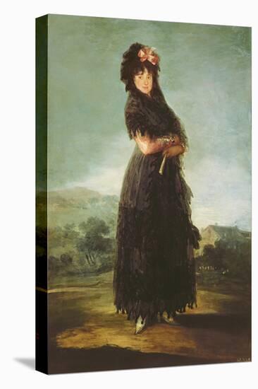 Mariana Waldstein (1763-1808) 9th Marquesa of Santa Cruz, circa 1797-99-Francisco de Goya-Stretched Canvas