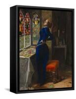 Mariana-John Everett Millais-Framed Stretched Canvas