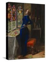 Mariana-John Everett Millais-Stretched Canvas