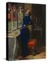 Mariana-John Everett Millais-Stretched Canvas