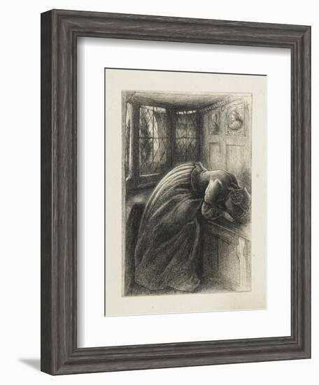 Mariana-John Everett Millais-Framed Giclee Print