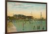 Marianao Bathing Beach, Havana, Cuba, C1910-null-Framed Giclee Print