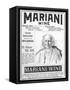 Mariani Wine Good for Health Strength Energy and Vitality as Recommended by His Holiness the Pope-null-Framed Stretched Canvas