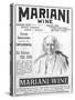 Mariani Wine Good for Health Strength Energy and Vitality as Recommended by His Holiness the Pope-null-Stretched Canvas