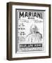 Mariani Wine Good for Health Strength Energy and Vitality as Recommended by His Holiness the Pope-null-Framed Photographic Print