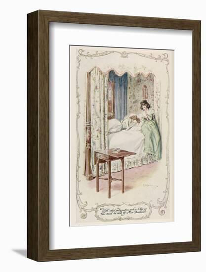 Marianne Dashwood Receives Willoughby's Letter-C.e. Brock-Framed Photographic Print