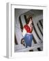 Marianne, Figurehead from a French Grand Banks Fishing Boat-null-Framed Photographic Print