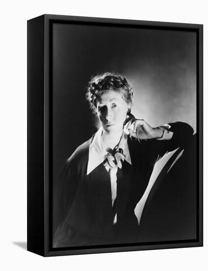 Marianne Moore American Poet, Her "Collected Poems" of 1951 Earned Her Poetry the Pulitzer Prize-null-Framed Stretched Canvas