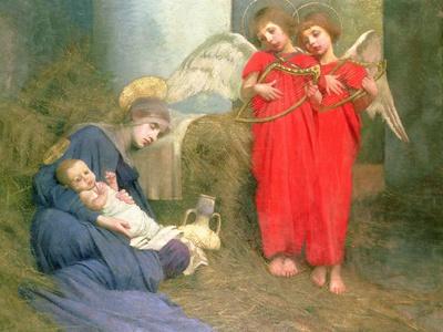 Angels Entertaining the Holy Child, 1893