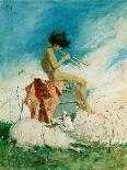 Nude on the Beach at Portici-Mariano Fortuny y Marsal-Giclee Print