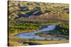 Marias River State Park in Spring Near Shelby, Montana, Usa-Chuck Haney-Stretched Canvas