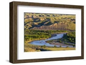 Marias River State Park in Spring Near Shelby, Montana, Usa-Chuck Haney-Framed Photographic Print