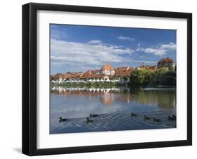 Maribor and River Drava, Slovenia, Europe-Lawrence Graham-Framed Photographic Print