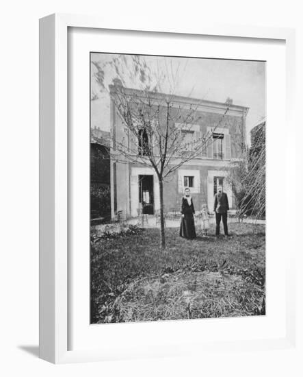 Marie (1867-193) and Pierre (1859-190) Curie-null-Framed Giclee Print