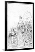 Marie Adelaide of Savoy, Duchess of Bourgogne, C17th Century-null-Framed Giclee Print