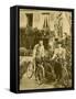 Marie and Pierre Curie the Two Scientists Set out on a Sunday Afternoon Cycle Ride-null-Framed Stretched Canvas