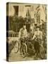 Marie and Pierre Curie the Two Scientists Set out on a Sunday Afternoon Cycle Ride-null-Stretched Canvas